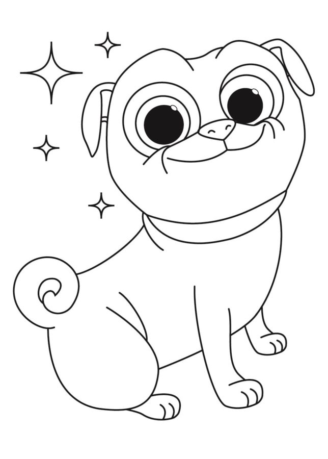 Dibujos de Puppy Dog Pals para Colorear
