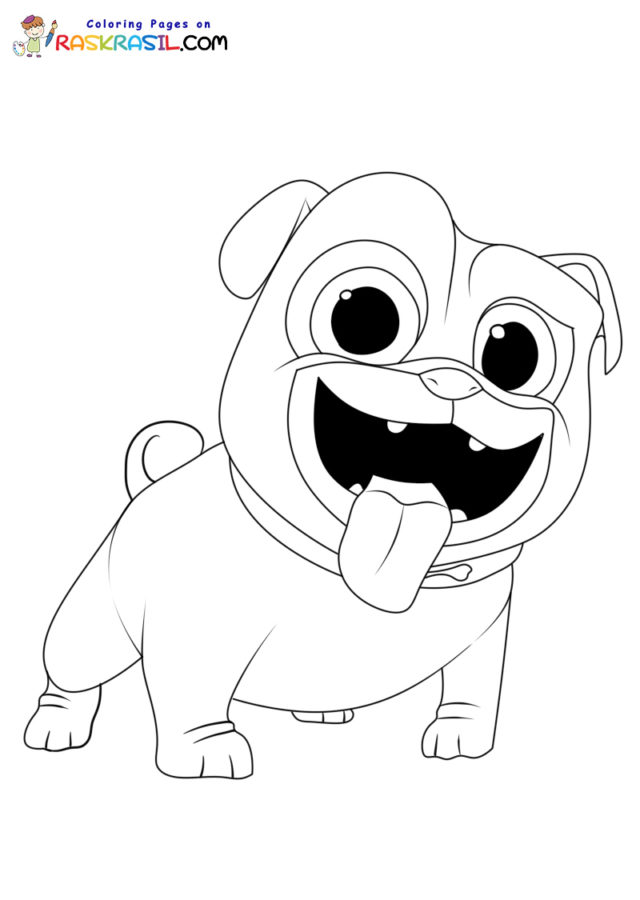 Dibujos de Puppy Dog Pals para Colorear