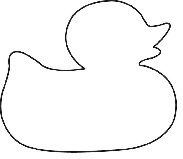 Rubber Duck Coloring Pages