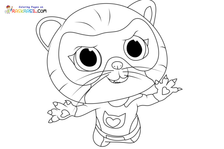 SuperKitties Coloring Pages