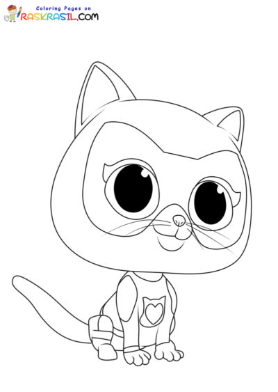 SuperKitties Coloring Pages