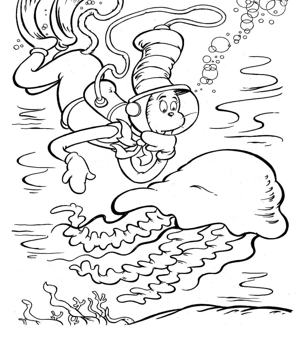 Raskrail.com-Cat-In-The-Hat-Coloring-Pages-2