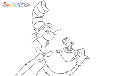 Cat in the Hat Coloring Pages