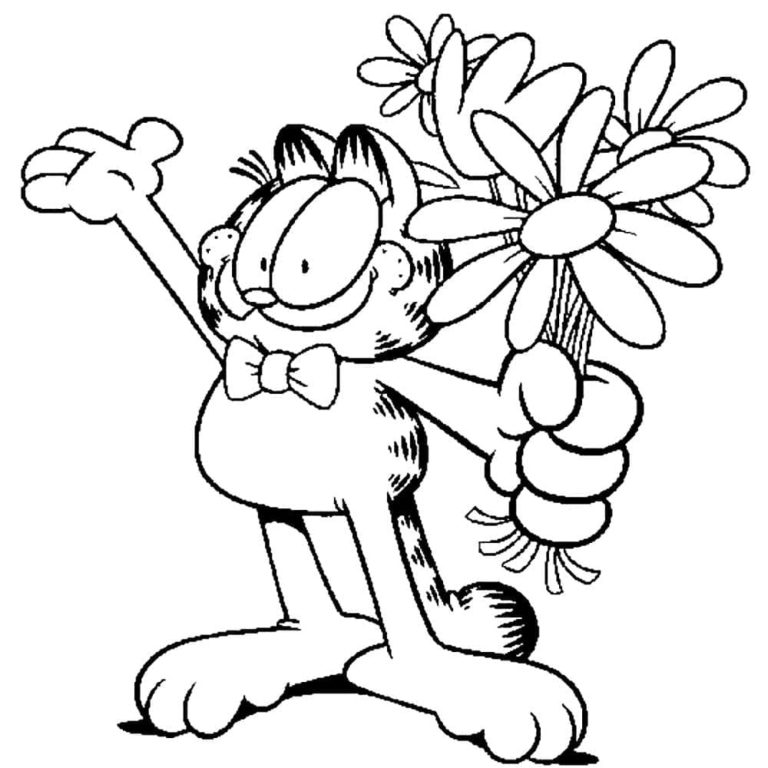 Garfield Coloring Pages