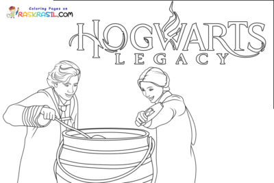 Hogwarts Legacy Coloring Pages