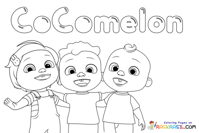 Cocomelon Coloring Book Pages - Free Printable Templates