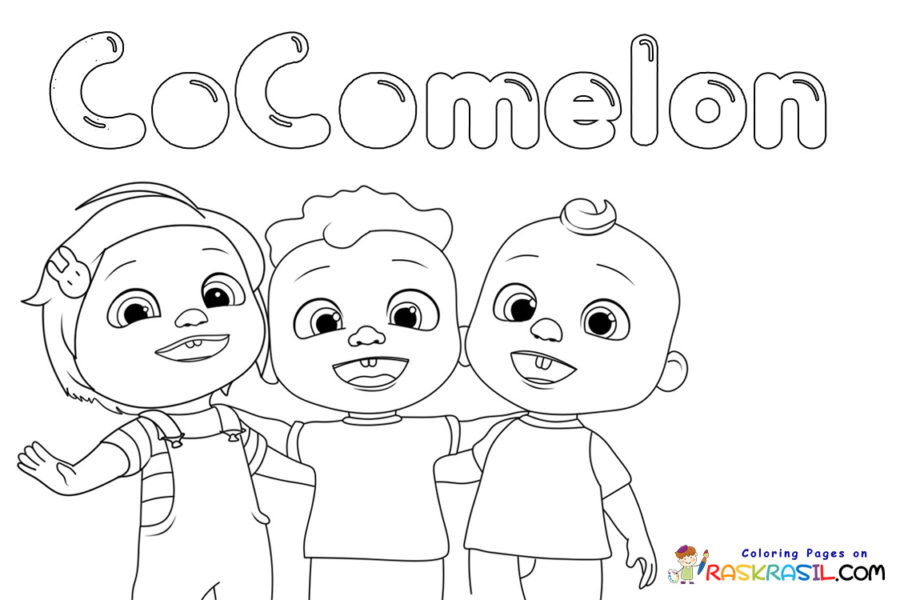 Dibujos de Cocomelon para Colorear