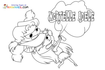 Coloriage Mortelle Adele à imprimer