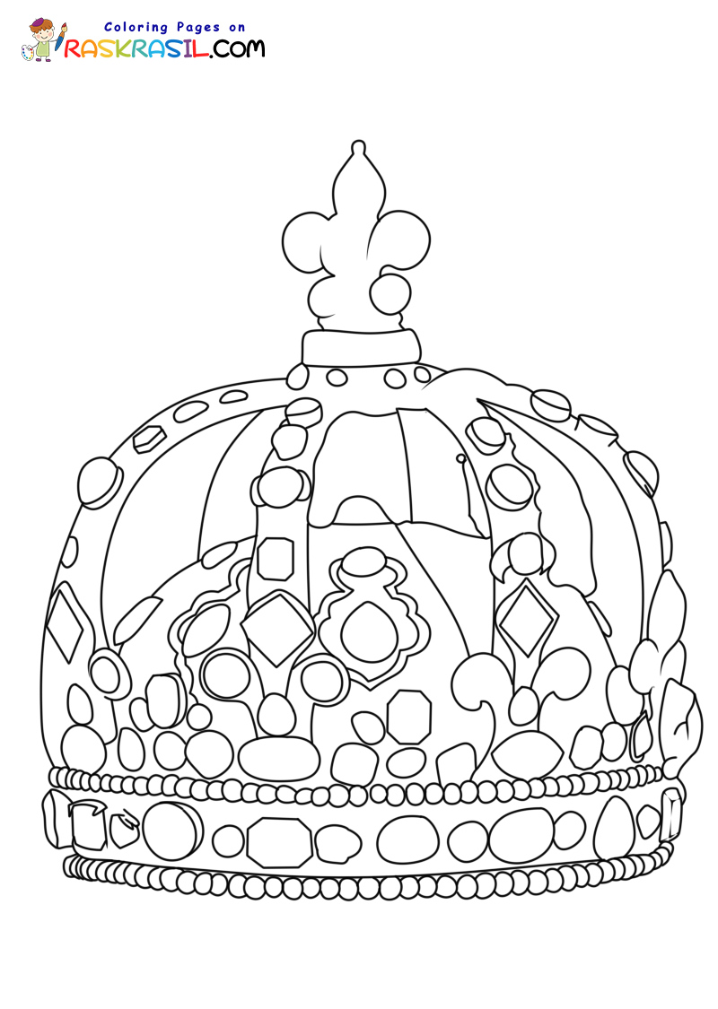 Raskrasil.com-Coloring-Pages-Crown-of-Louis-XV-of-France