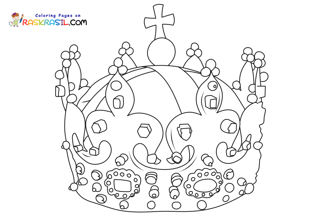 Raskrasil.com-Coloring-Pages-Crown-with-cross