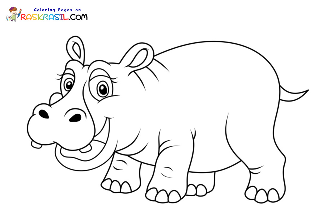 Raskrasil.com-Coloring-Pages-Jungle-Animals-Hippopotamus