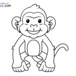 Raskrasil.com-Coloring-Pages-Jungle-Animals-Monkey