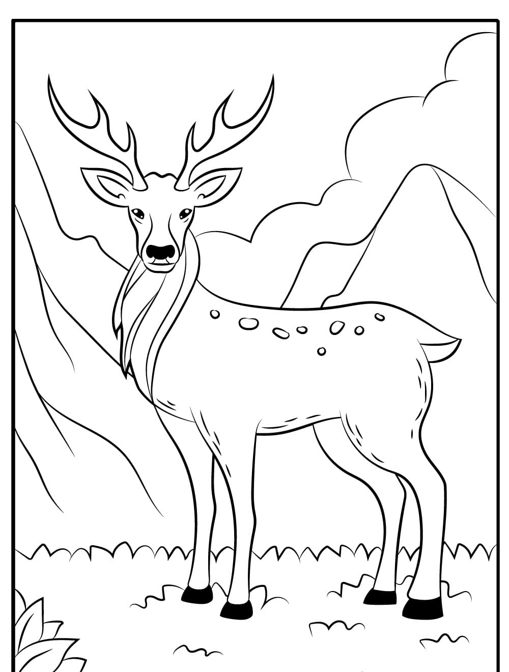 Raskrasil.com-Deer-Colorıng-Pages-11