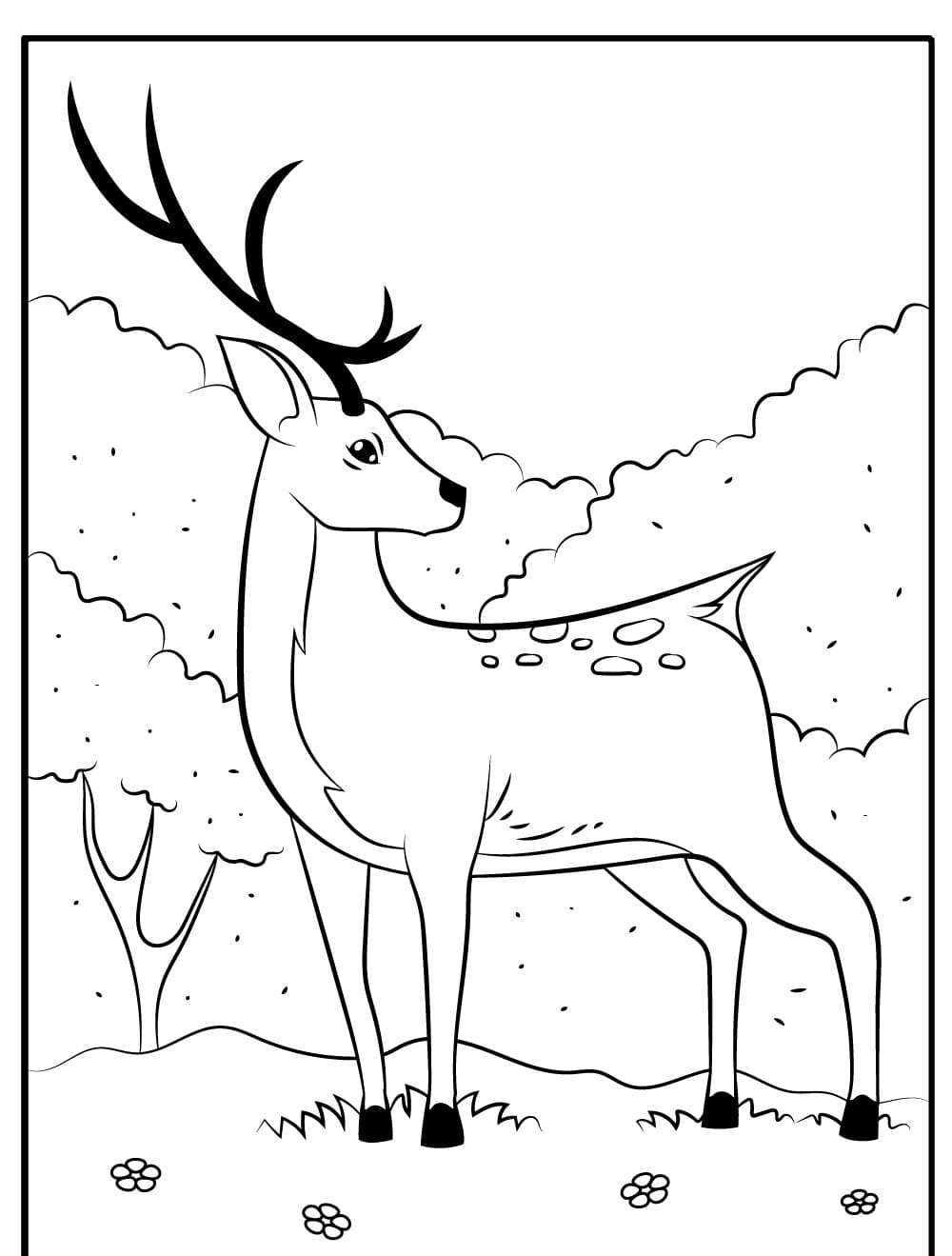Raskrasil.com-Deer-Colorıng-Pages-24