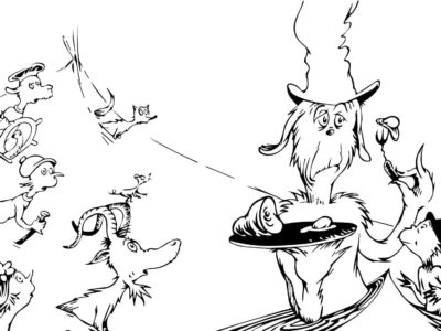Green Eggs and Ham Coloring Pages