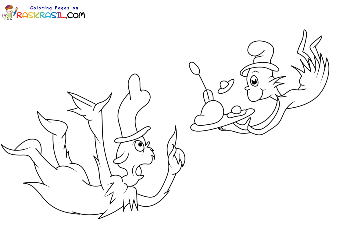 Green Eggs And Ham Coloring Pages