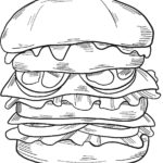 Raskrasil.com-Hamburger-Coloring-Pages-1