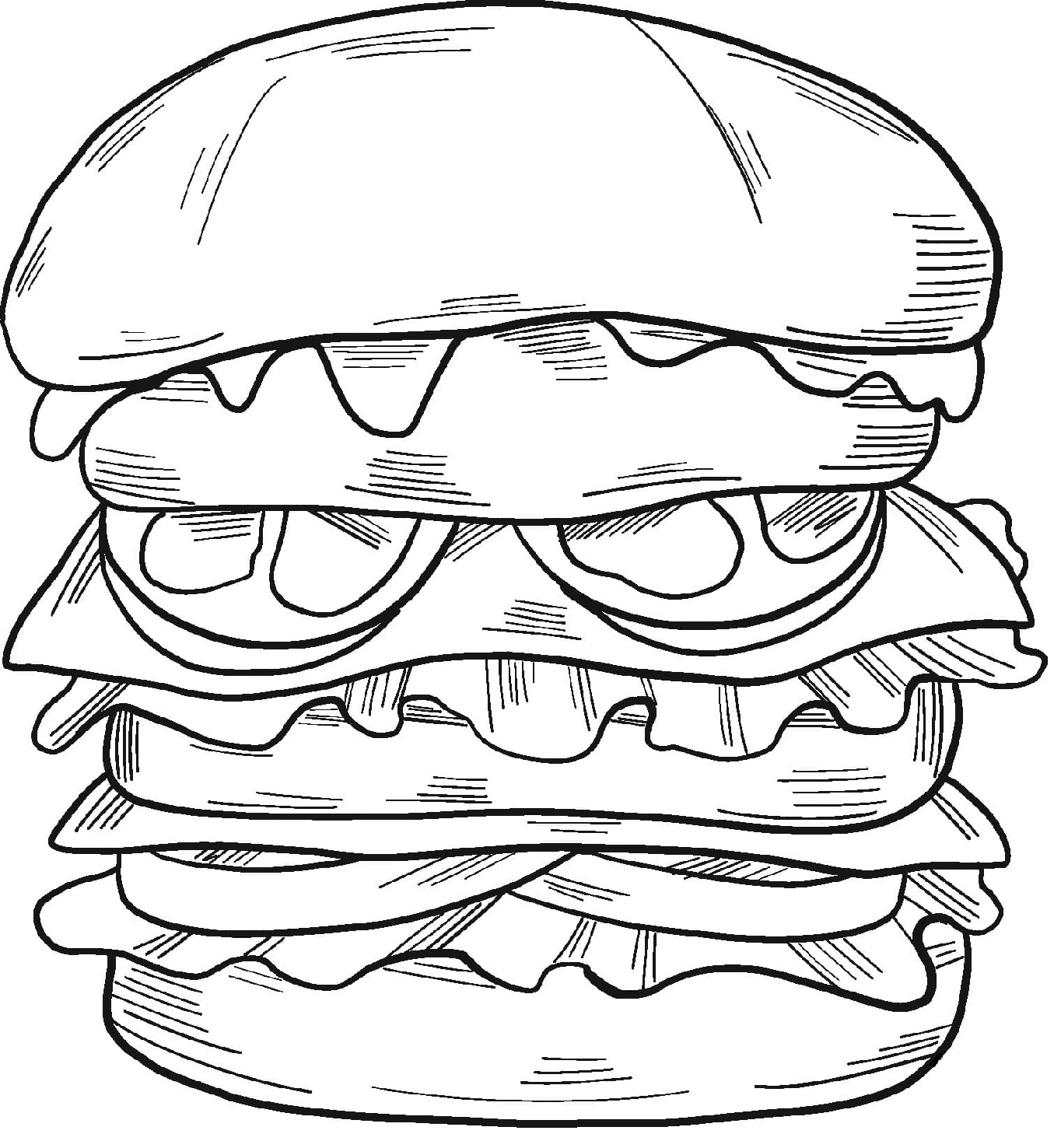 Raskrasil.com-Hamburger-Coloring-Pages-1
