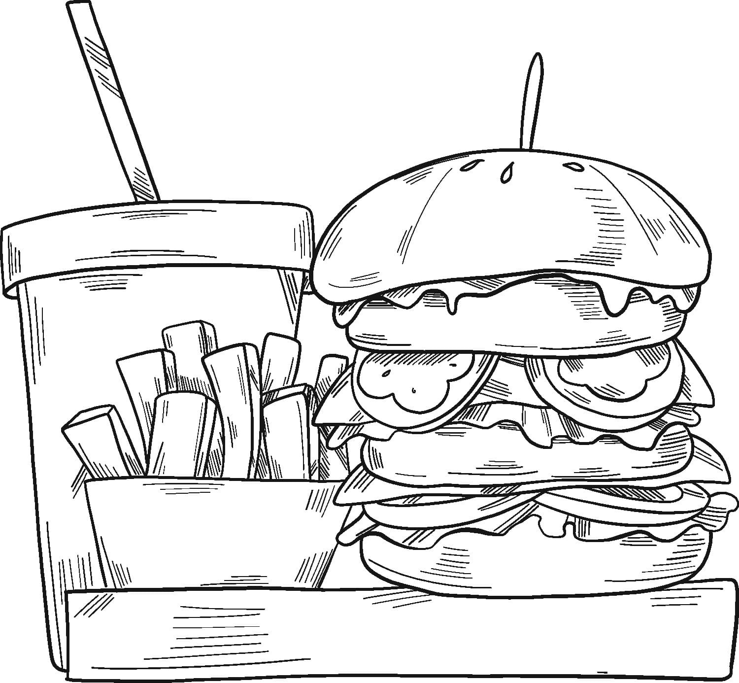 Raskrasil.com-Hamburger-Coloring-Pages-2