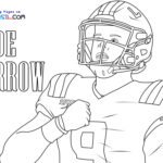 Raskrasil.com-Joe-Burrow-Coloring-Pages-1