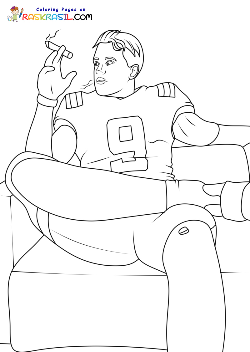 Raskrasil.com-Joe-Burrow-Coloring-Pages-3