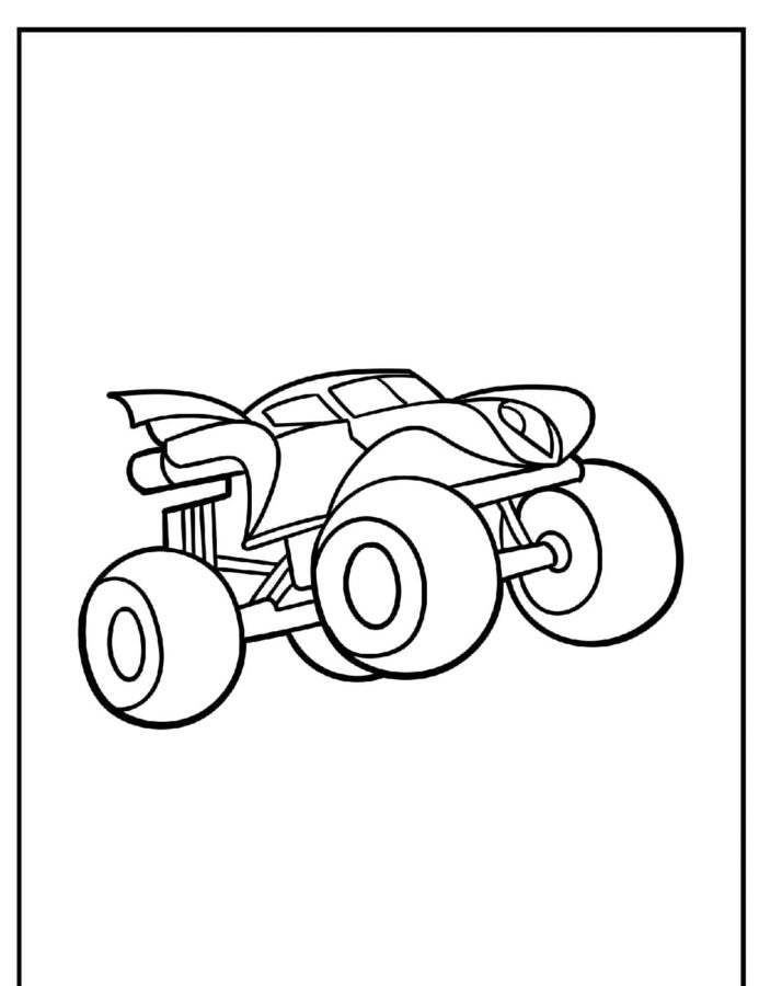 Desenhos de Monster Truck para Colorir