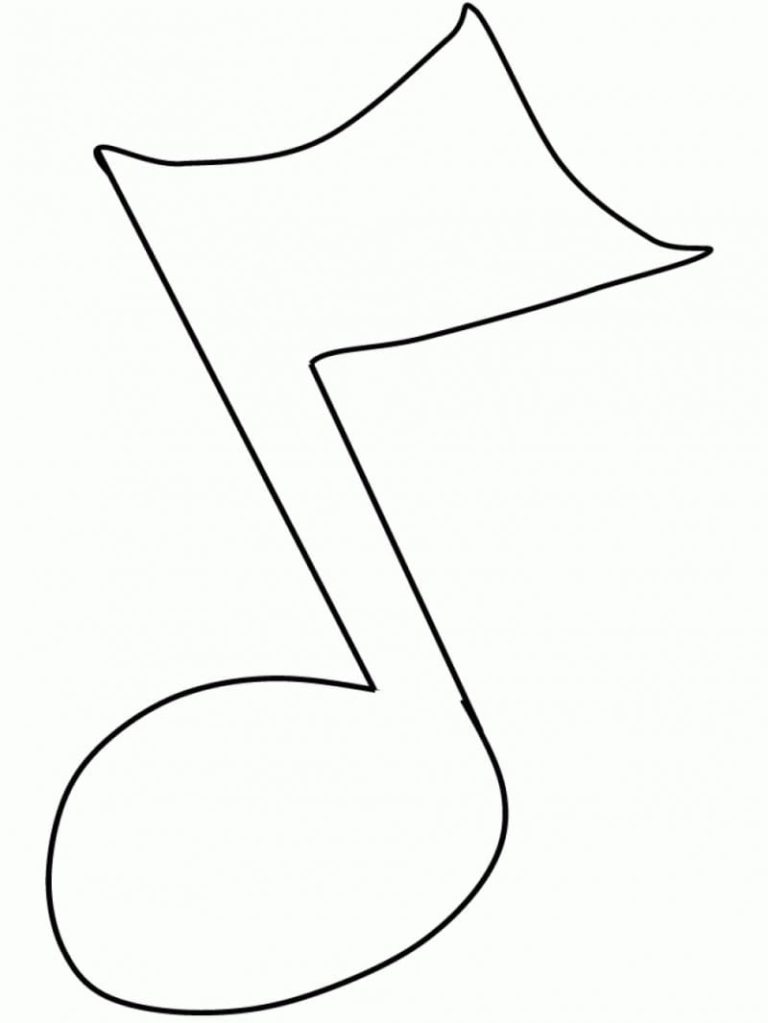 Music Notes Coloring Pages