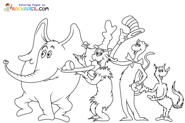 Dr Seuss Coloring Pages