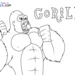 Raskrasil.com-New-Coloring-Pages-Gorilla-1