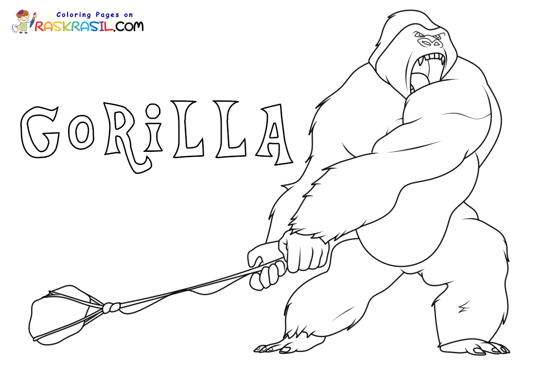 Raskrasil.com-New-Coloring-Pages-Gorilla-10