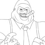 Raskrasil.com-New-Coloring-Pages-Gorilla-2