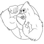 Raskrasil.com-New-Coloring-Pages-Gorilla-4
