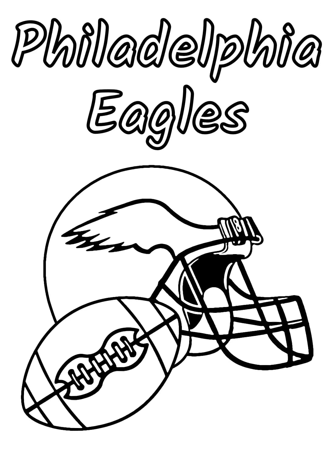 Philadelphia Eagles Coloring Pages Collection