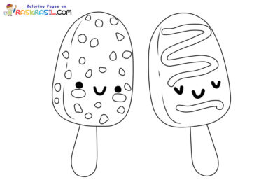 Popsicle Coloring Pages