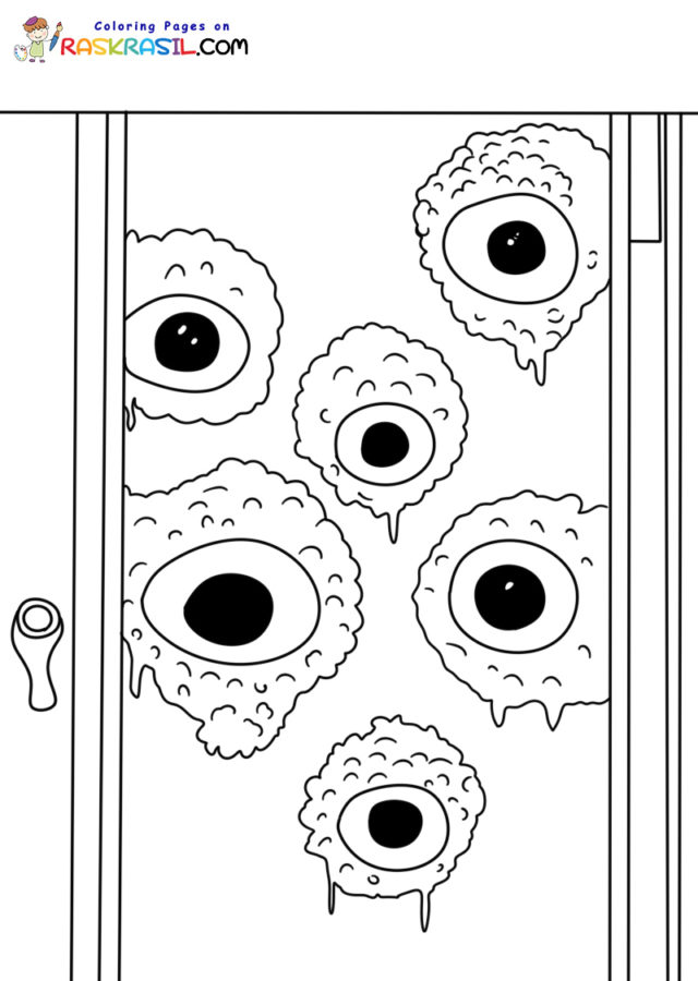 Free Roblox Doors Coloring Pages: Printable and Easy to Print Sheets