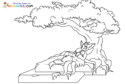 Trees Coloring Pages