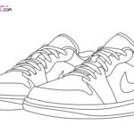 Raskrasil.com-Air-Jordan-1-Low-Sneaker-Coloring-Pages
