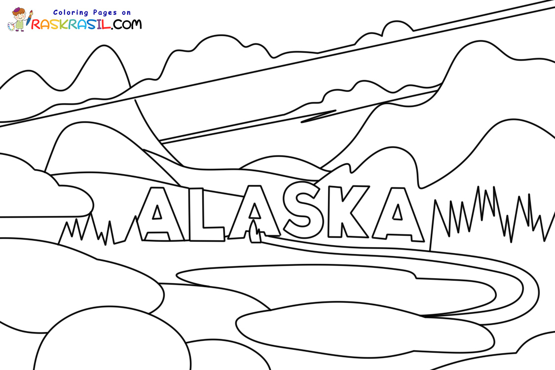 Alaska Coloring Pages