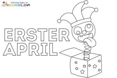 Ausmalbilder Erster April | Kostenlos Malvorlagen zum Ausdrucken