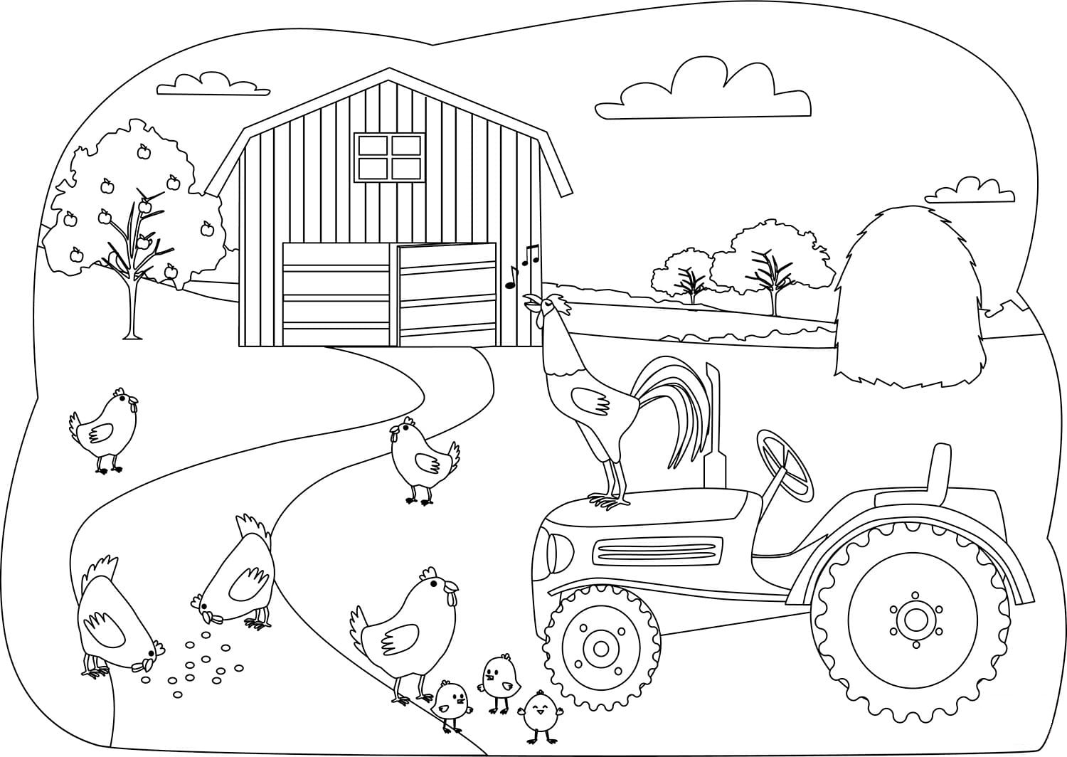 Raskrasil.com-Chicken-Coloring-Pages-7