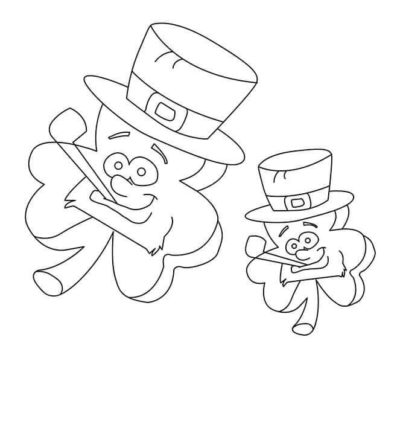 Clover Coloring Pages