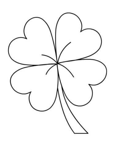 Ausmalbilder Klee | Kostenlos Malvorlagen zum Ausdrucken