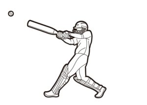 Cricket Game Coloring Pages