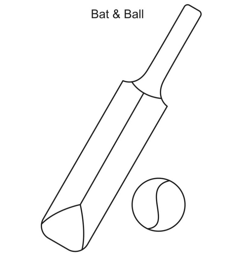 Cricket Game Coloring Pages