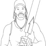 Raskrasil.com-Coloring-Pages-Cricket-Game-Chris-Gayle