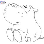 Raskrasil.com-Coloring-Pages-Cute-Hippo