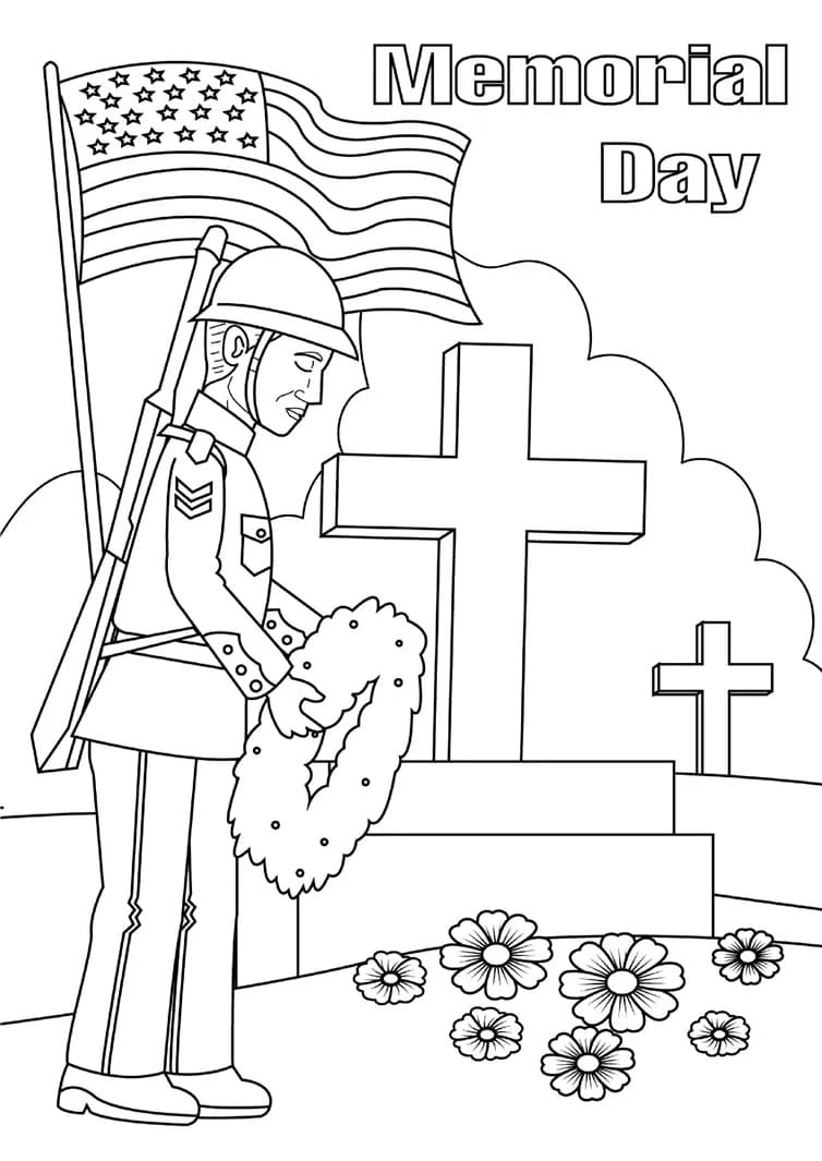 Memorial Day Coloring Pages Memorial Day Coloring Pages
