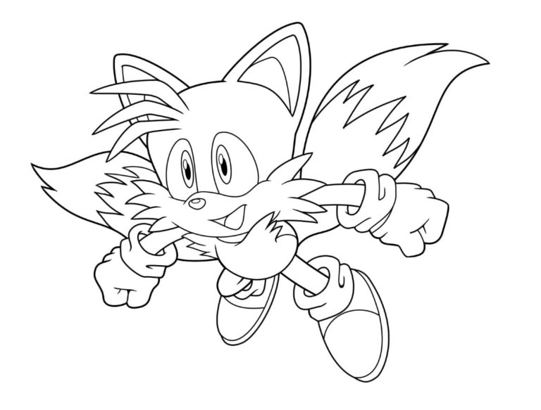 Disegni di Miles Tails da Colorare