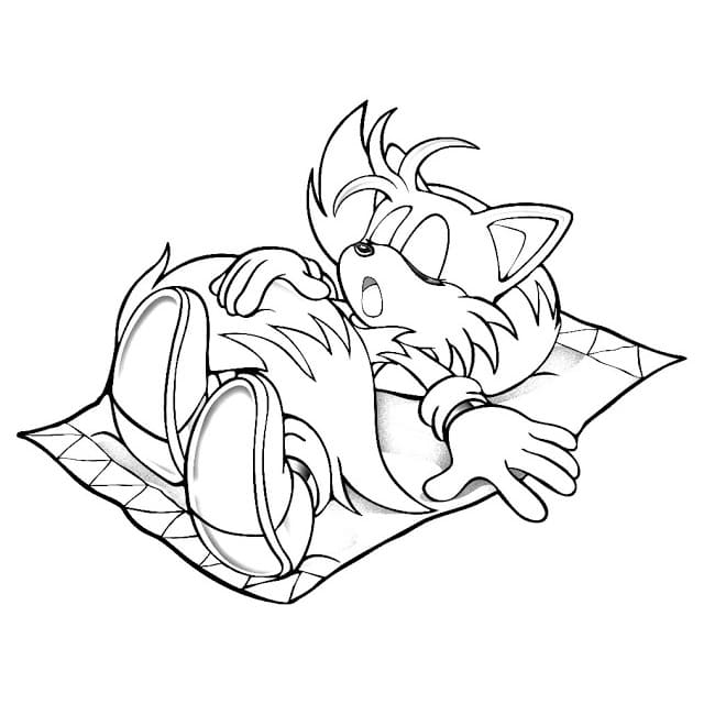 Miles Tails Coloring Pages