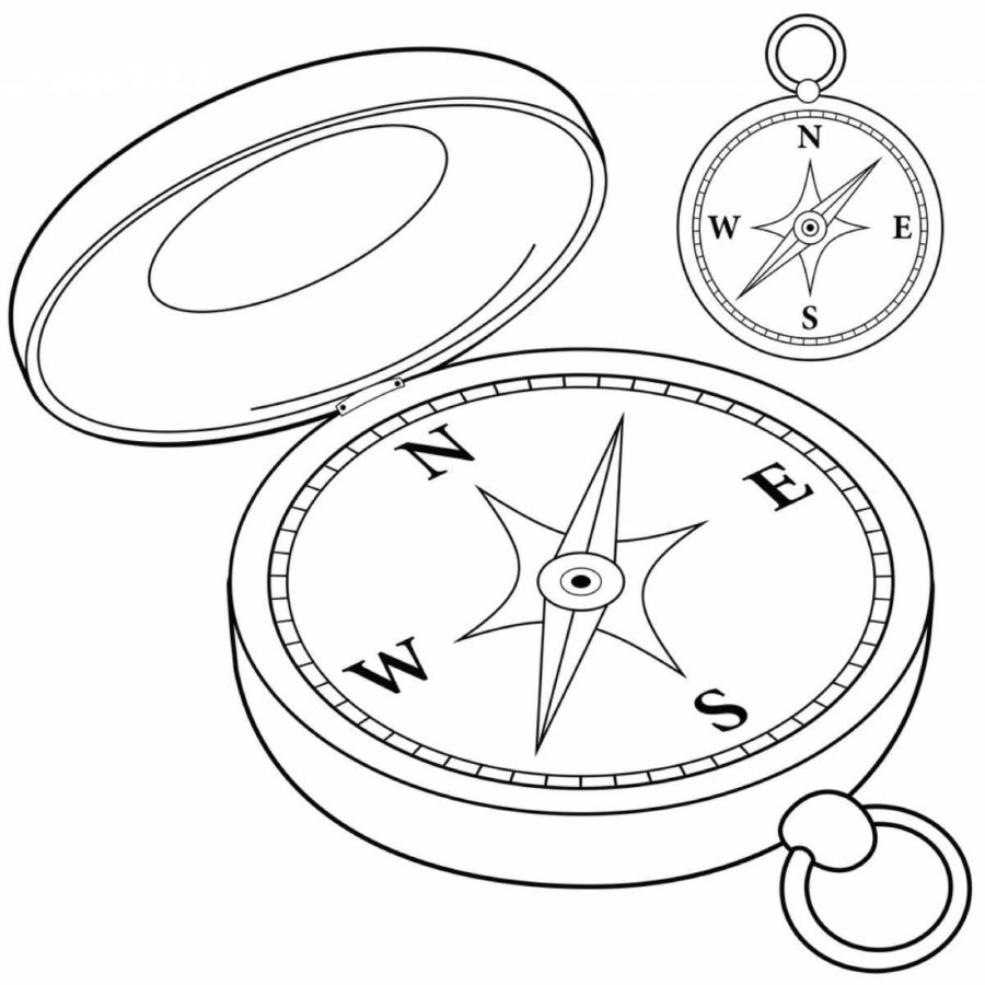 Ausmalbilder Kompass | Kostenlos Malvorlagen zum Ausdrucken